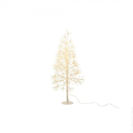 Arbre blanc lumières LED 80 cm