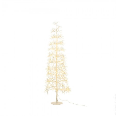 Arbre blanc lumières LED 80 cm