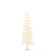 Arbre blanc lumières LED 80 cm