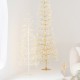Arbre blanc lumières LED 80 cm