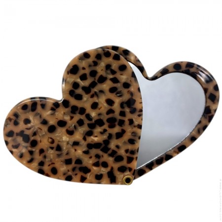 Jaguar Heart Mirror