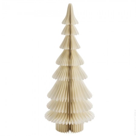 Sapin de Noël en papier à poser vert 93 cm