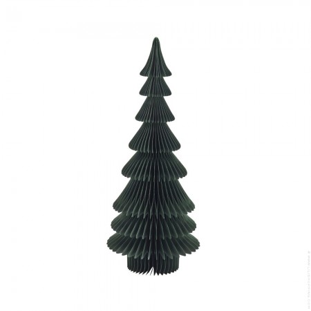 Sapin de Noël en papier à poser vert 67 cm