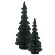 Sapin de Noël en papier à poser vert 67 cm