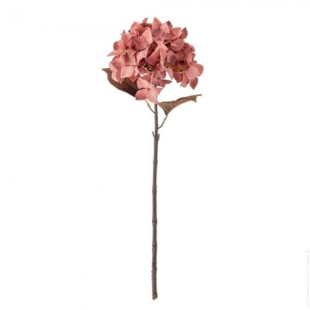 Fleur artificielle hortensia crème