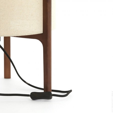 Litto dark brown 58 cm table lamp
