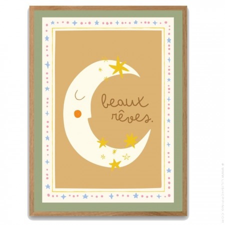 Beaux Rêves 30 x 40 framed poster Beaux Rêves 30 x 40 framed poster