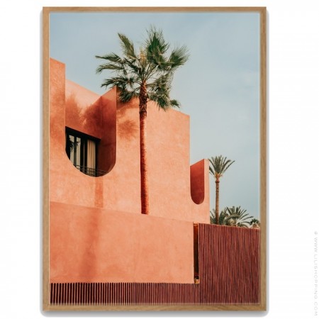 Affiche encadrée Unexpected Marrakech chêne 50 x 70 plein format Affiche encadrée Unexpected Marrakech chêne 50 x 70 plein format