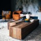 Table basse Monastery en bois recyclé 160 cm