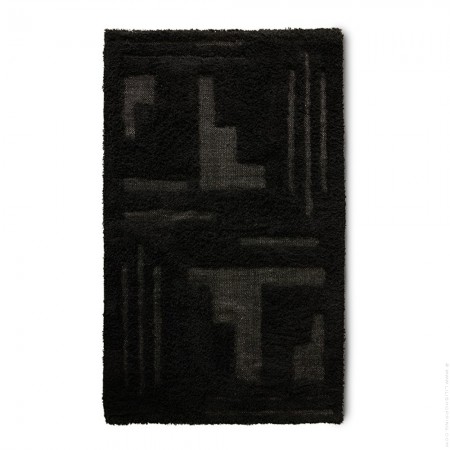 Tapis de bain Simplicity noir 120 x 70