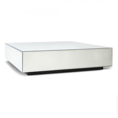 Table basse miroir 90 x 90 cm