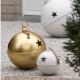 Golden 51 cm Christmas ball