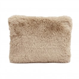 Pochette Chamonix fausse fourrure lin