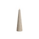 Sandstone cone candle LED 5.8 x 21,5 cm