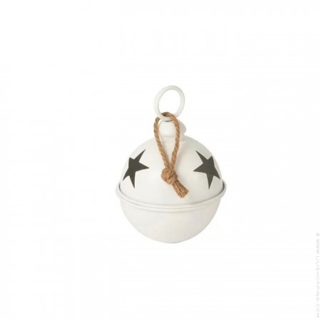 White 16 cm Christmas ball