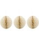 Set of 6 ivory Christmas trees 