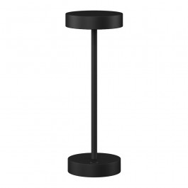 Lampe LED rechargeable Ibiza noir