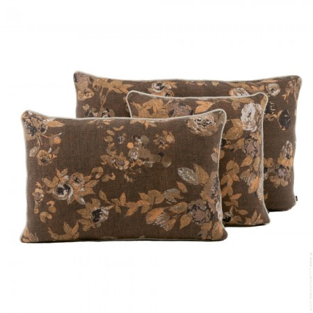 Housse de coussin rectangle Oslo gold + int&eacute;rieur