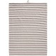 Ivory and brown stripped kitchen towel