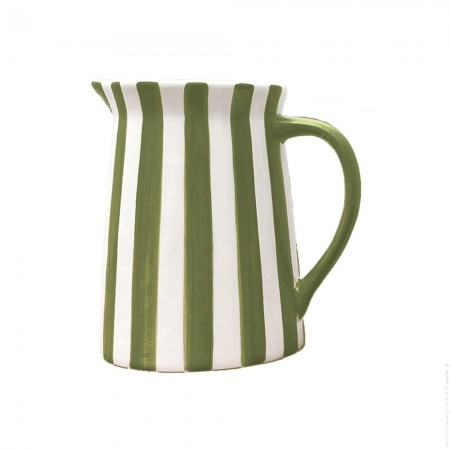 Khaki stripped picher