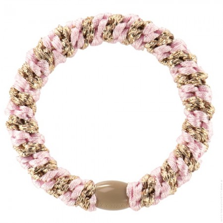 Hair tie and bracelet glitter black