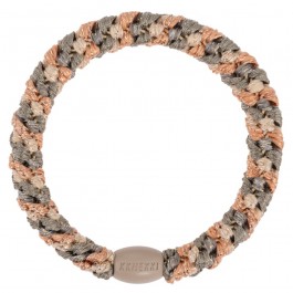 Hair tie and bracelet camo rose gold