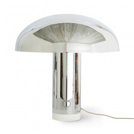 Lounge chrome table lamp