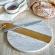 Vilette white marble cutting board