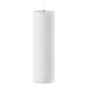 Bougie maxi pilier OUTDOOR LED 12 x 40 cm blanche