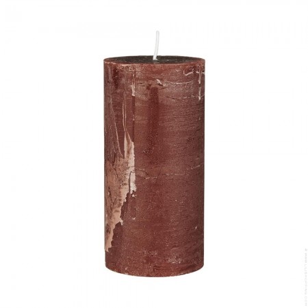 H14 cm honey pillar candle