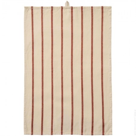 Woven stripe kitchen towel