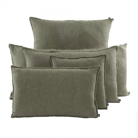 Maxi coussin California kaki rectangle + int&eacute;rieur