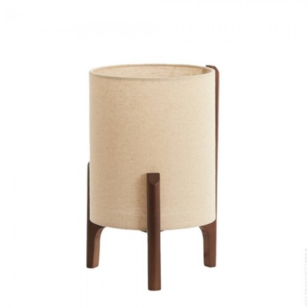 Litto dark brown 33 cm table lamp