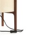 Litto dark brown 33 cm table lamp