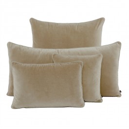 Housse de coussin carré NewDelhi lin + intérieur