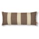 Strand beige and off white stripped cushion