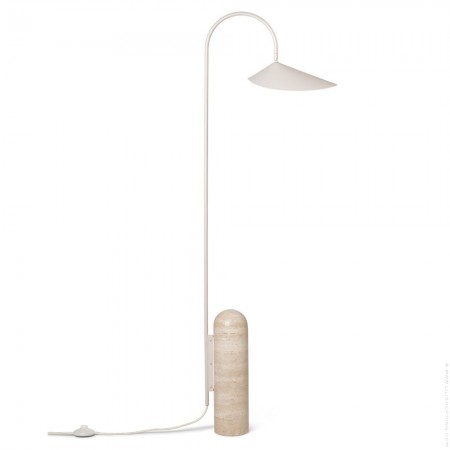Arum cashmere floor lamp