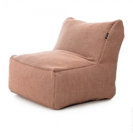 Fauteuil lounge Dotty terracotta