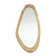 Laban rubberwood and glas mirror