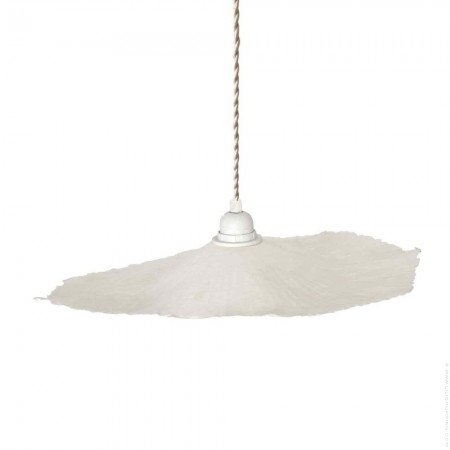 White lampshade for hanging or wall lamp 44 x 41 cm
