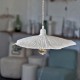 White lampshade for hanging or wall lamp 44 x 41 cm