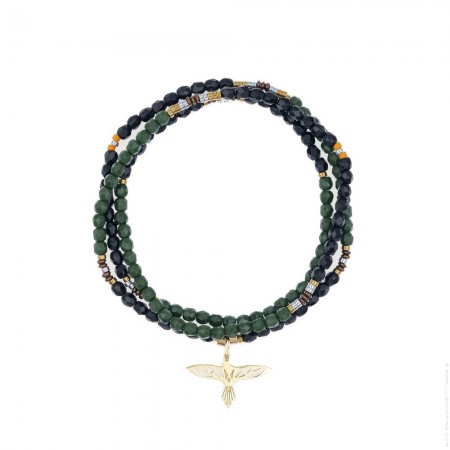 3 turn Georgia 3 green bracelet