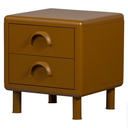 Rune honey bedside table