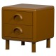 Rune honey bedside table