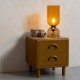 Rune honey bedside table