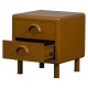 Rune honey bedside table