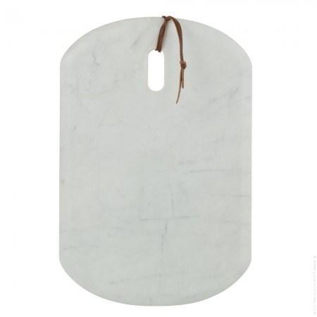 Planche en marbre blanc 45 x 30 x 2 cm