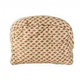 Trousse de toilette beige rose