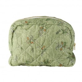 Trousse de toilette vert tabac
