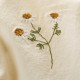 Daisy flowers cotton napkin